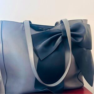 Karl Lagerfeld Grey Purse